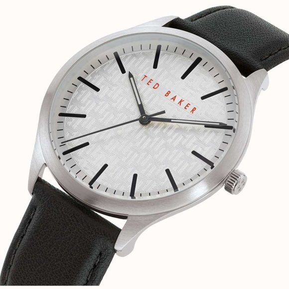 Ted Baker Manhatt Silver Men's Wrist Watch NWT - Picture 6 of 7